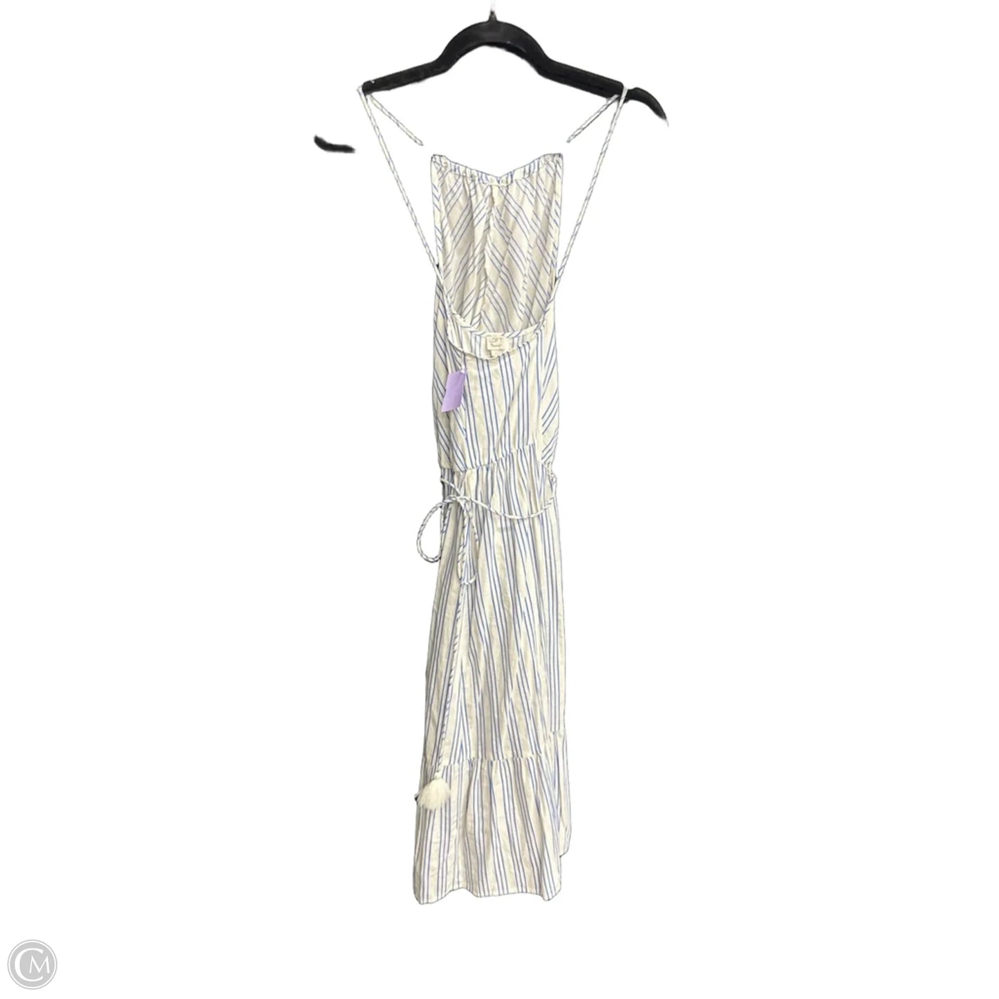 Dress Casual Midi By Loft In Striped Pattern, Size: S