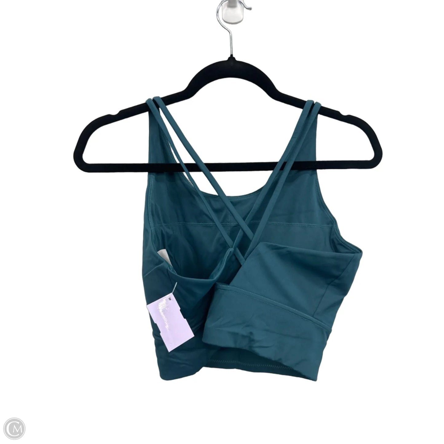 Athletic Bra By Clothes Mentor In Teal, Size: Xl