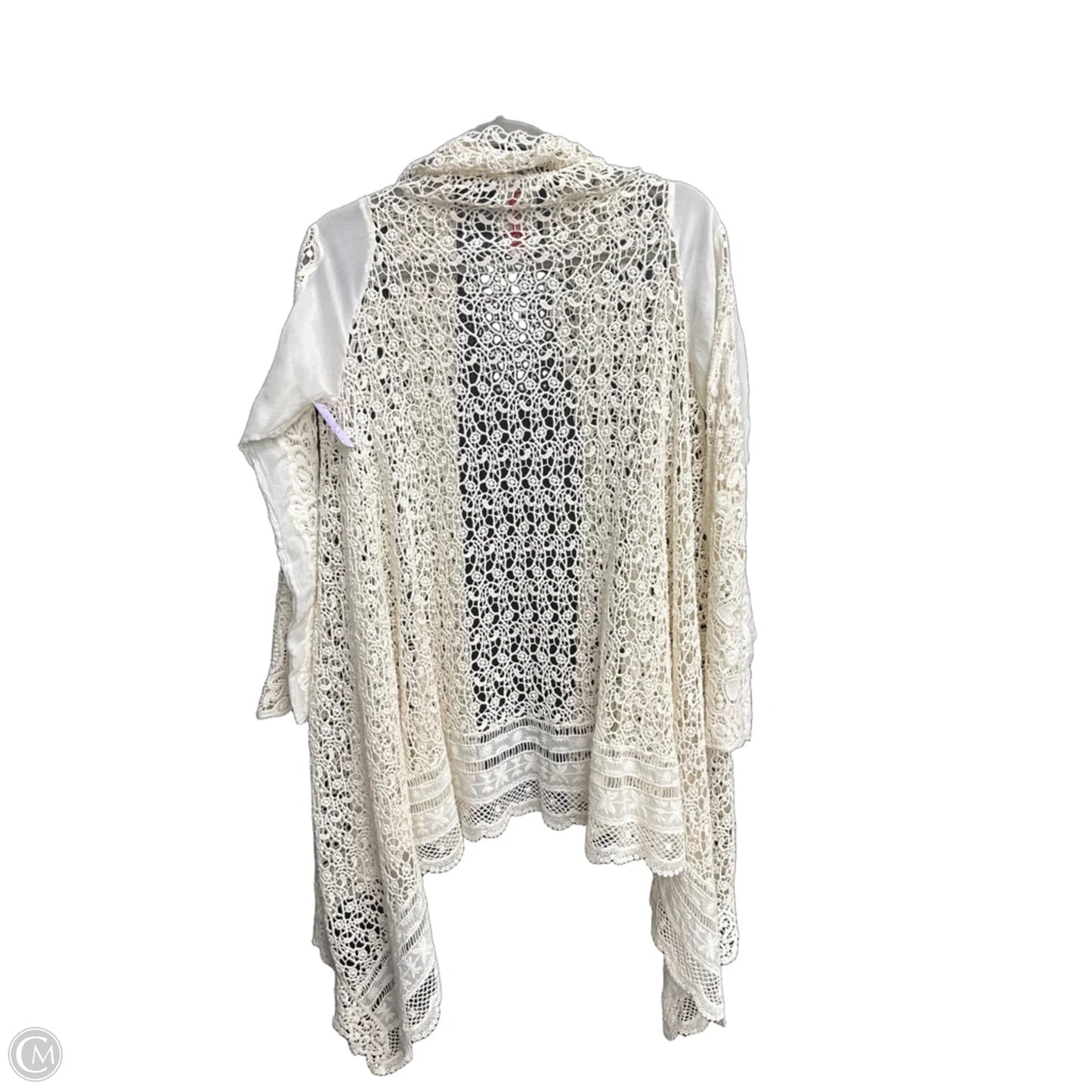 Cardigan By Johnny Was In Cream, Size: S
