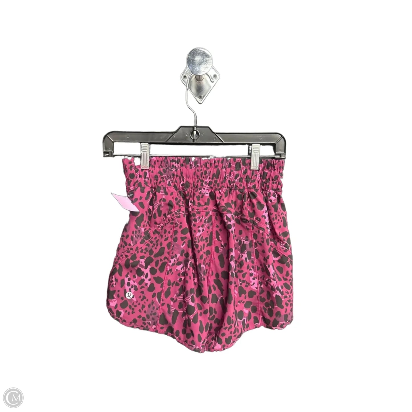 Athletic Shorts By Lululemon In Leopard Print, Size: S