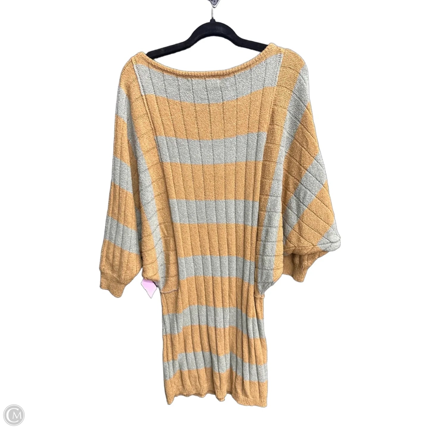 Dress Sweater By Free People In Brown & Green, Size: Xs