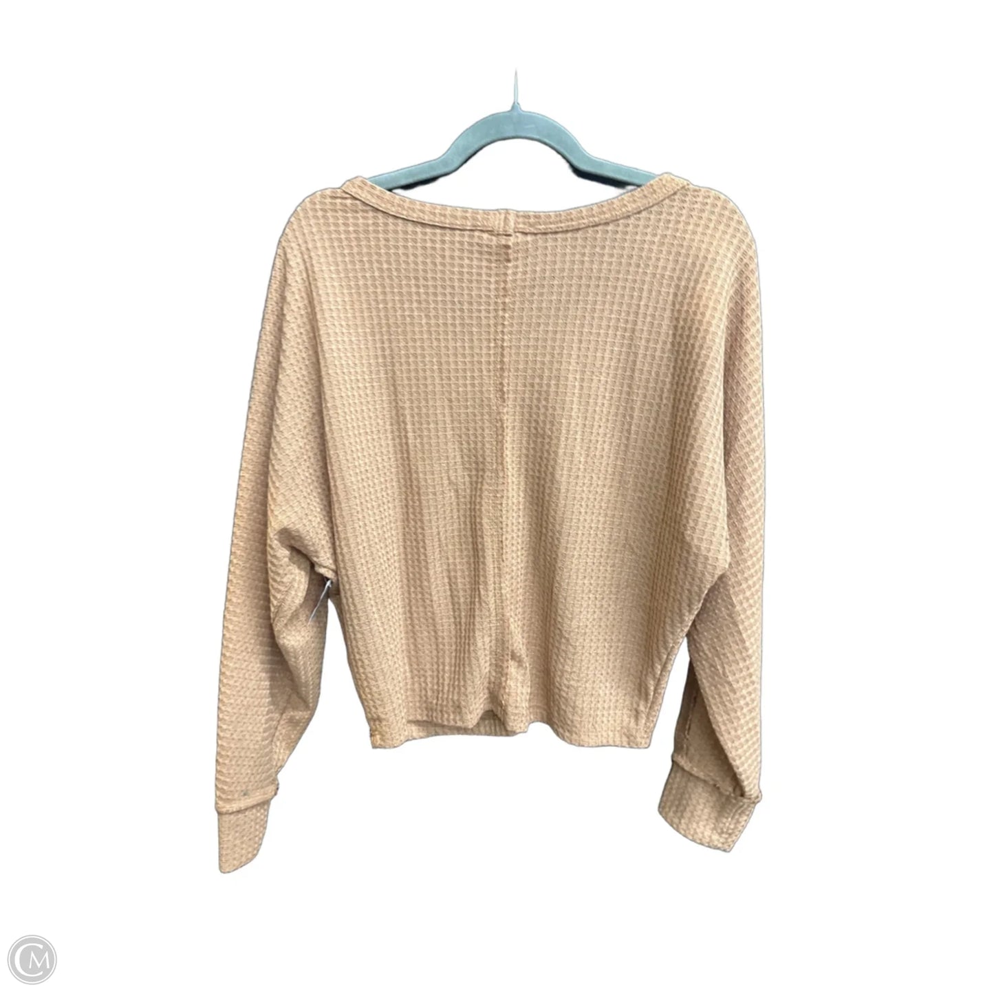 Top Long Sleeve By Lush In Orange, Size: M