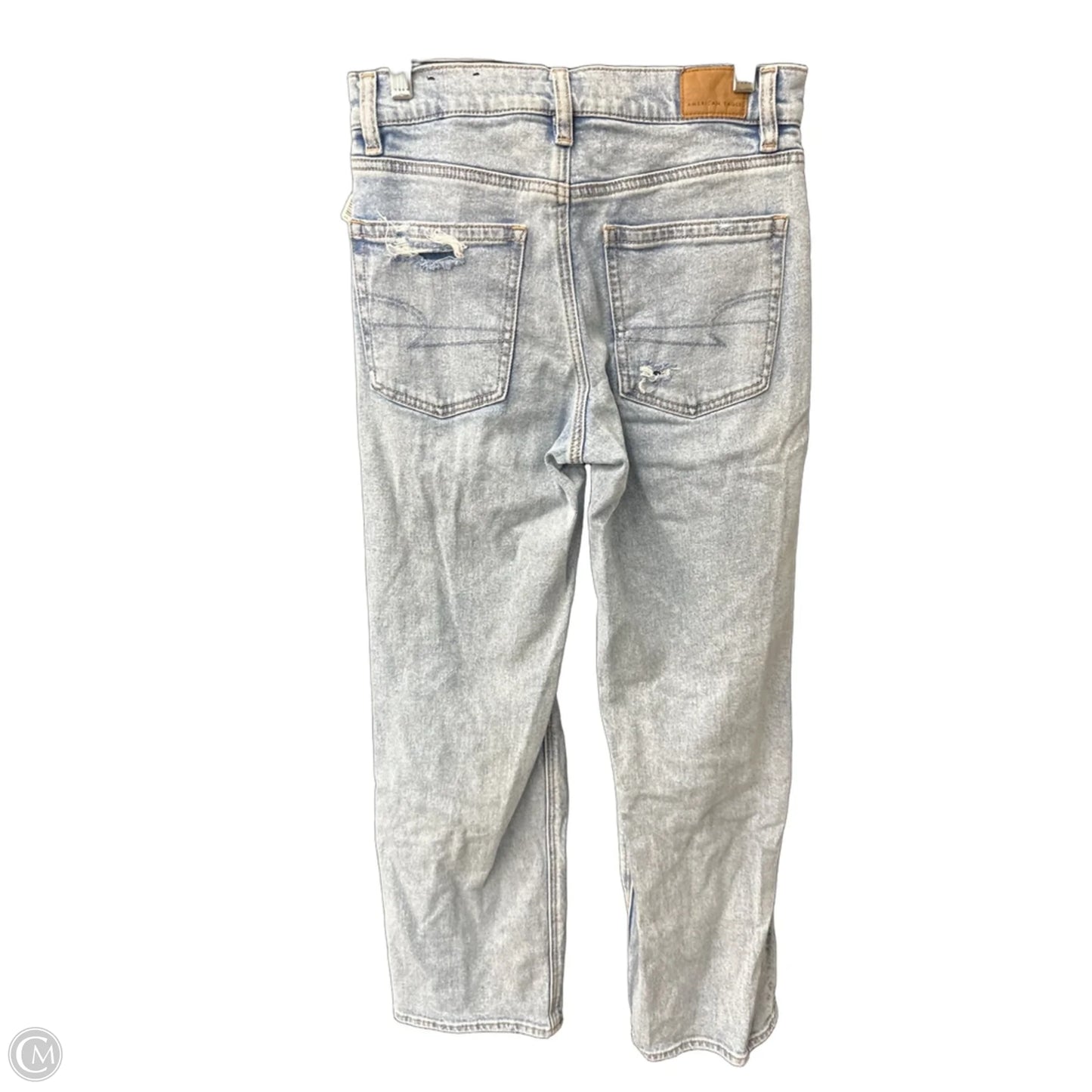 Jeans Boyfriend By American Eagle In Blue Denim, Size: 0