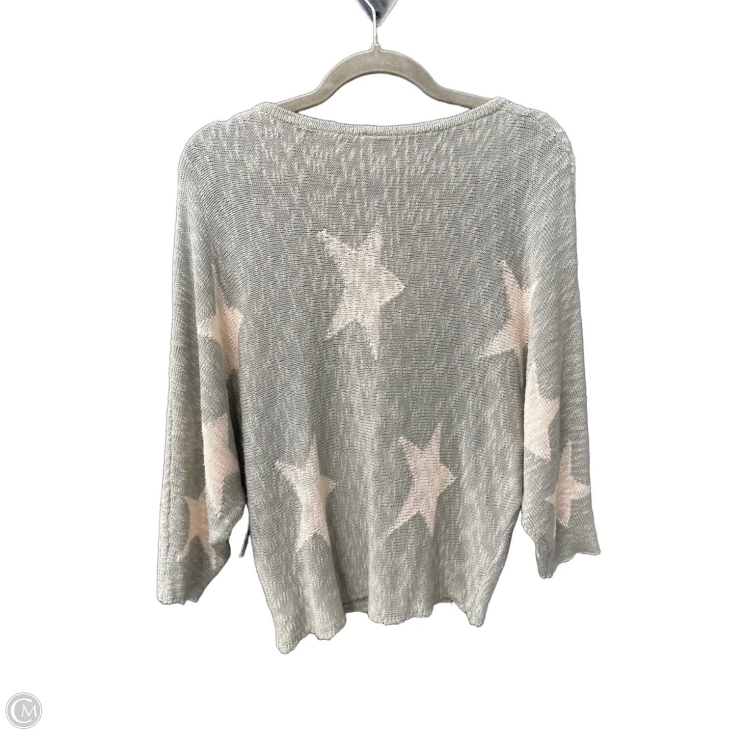 Sweater By Wishlist In Grey & Pink, Size: S