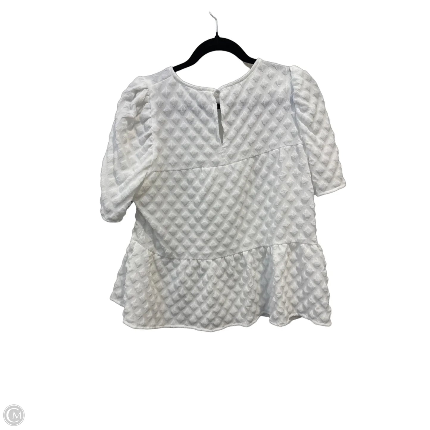 Top Short Sleeve By Thml In White, Size: S