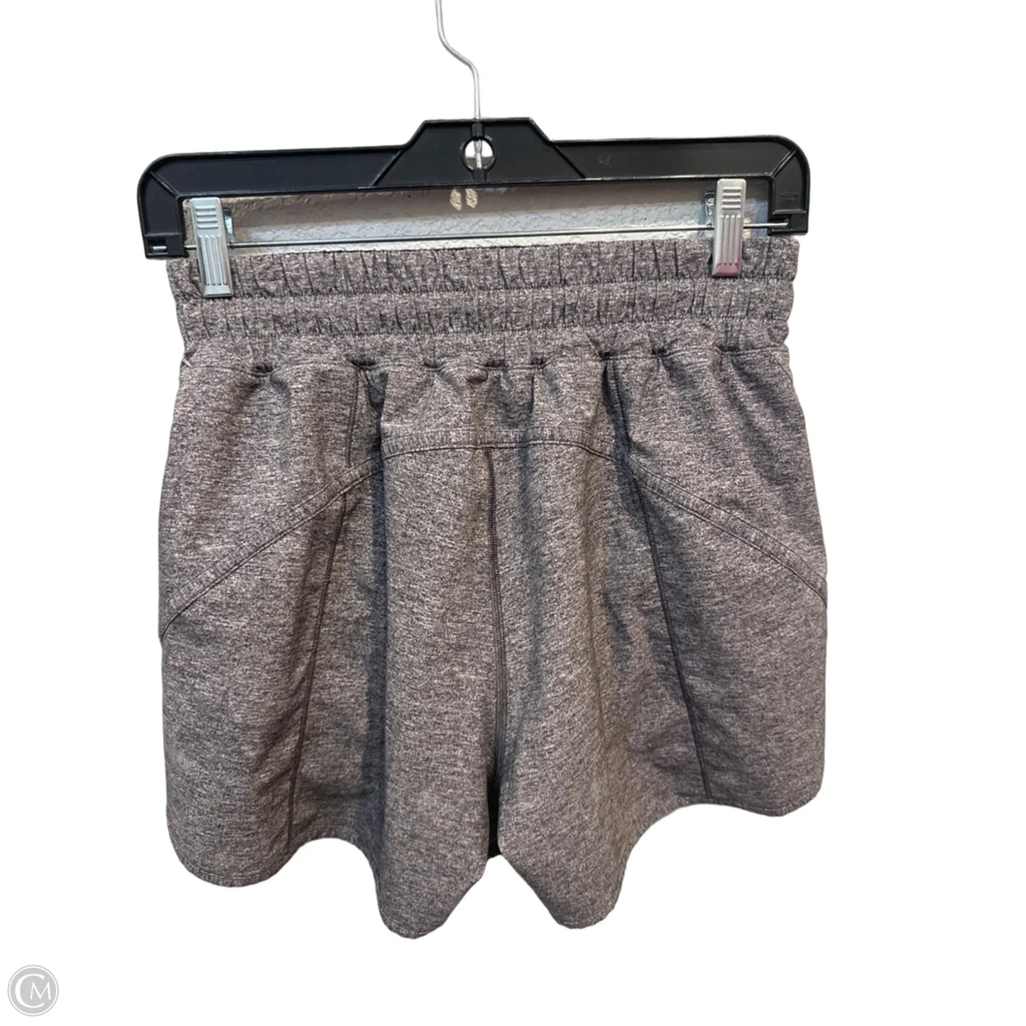 Athletic Shorts By Lululemon In Grey, Size: S