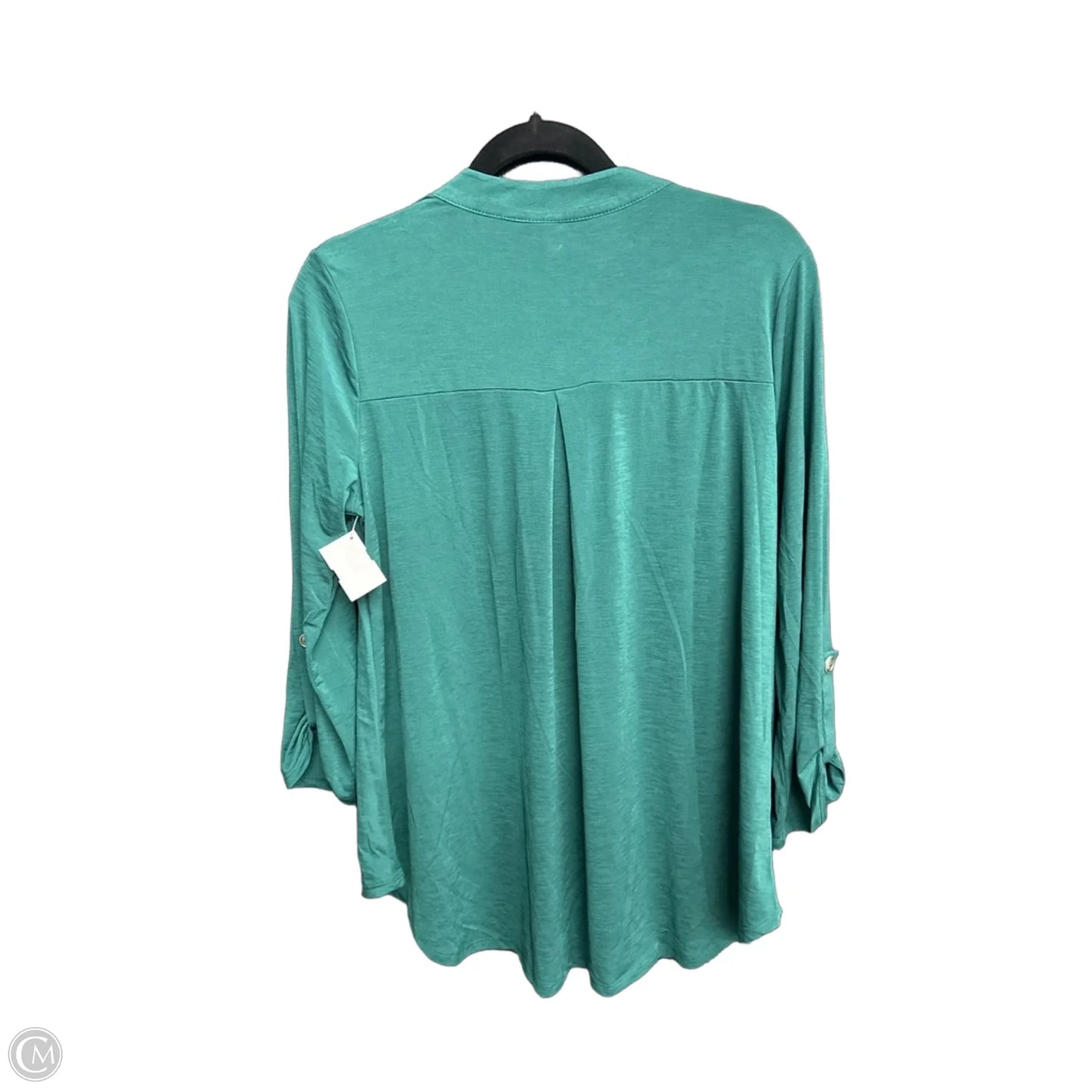 Top Long Sleeve By Dear Scarlett In Green, Size: S