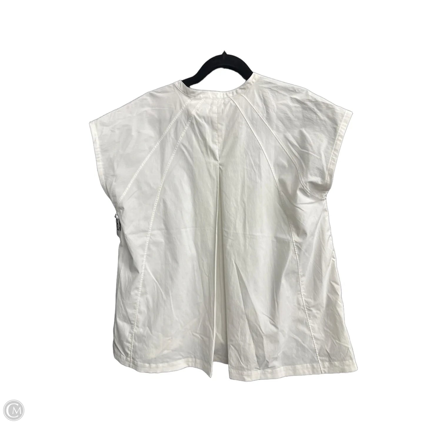 Blouse Sleeveless By Athleta In White, Size: L