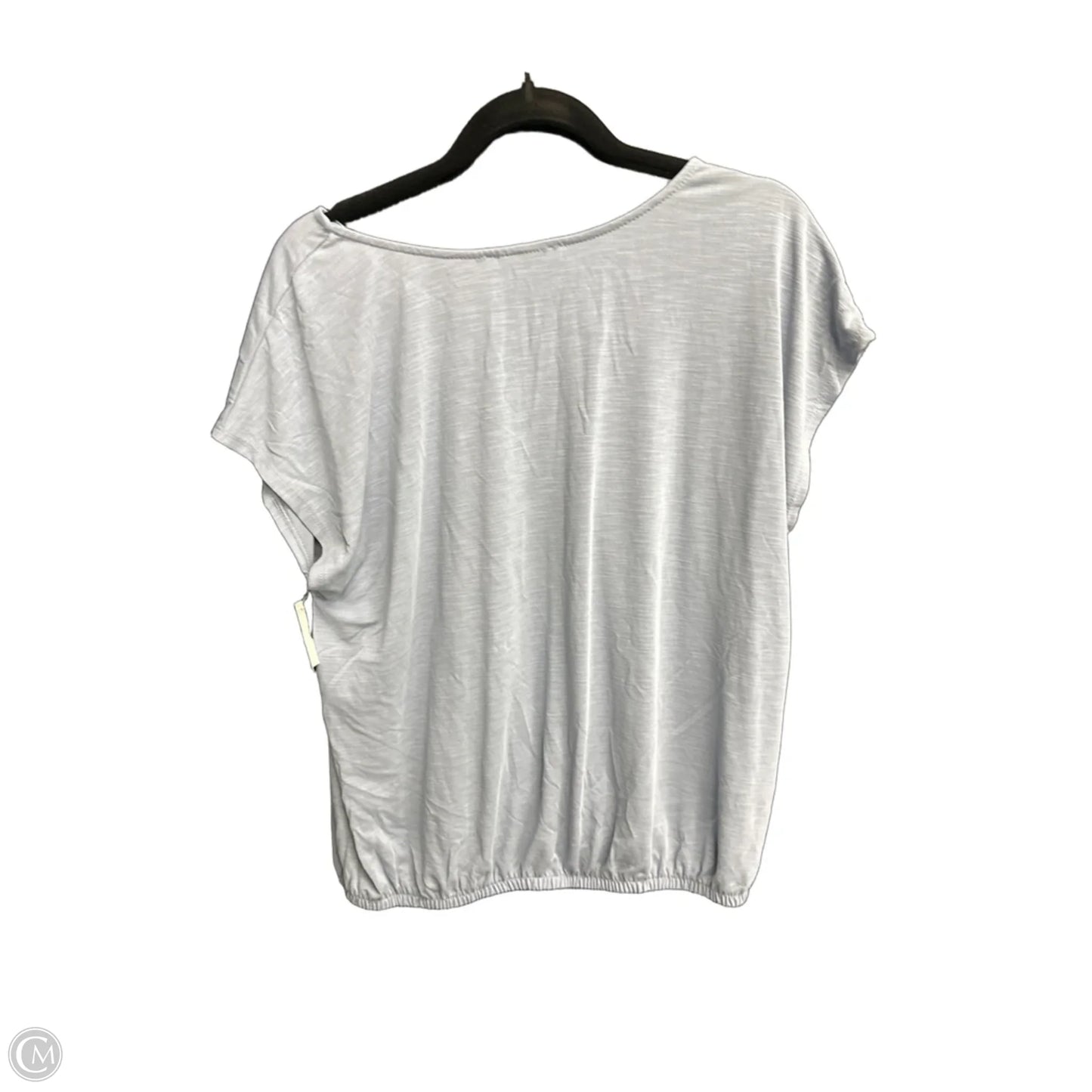 Top Short Sleeve By Green Envelope In Grey, Size: Xl