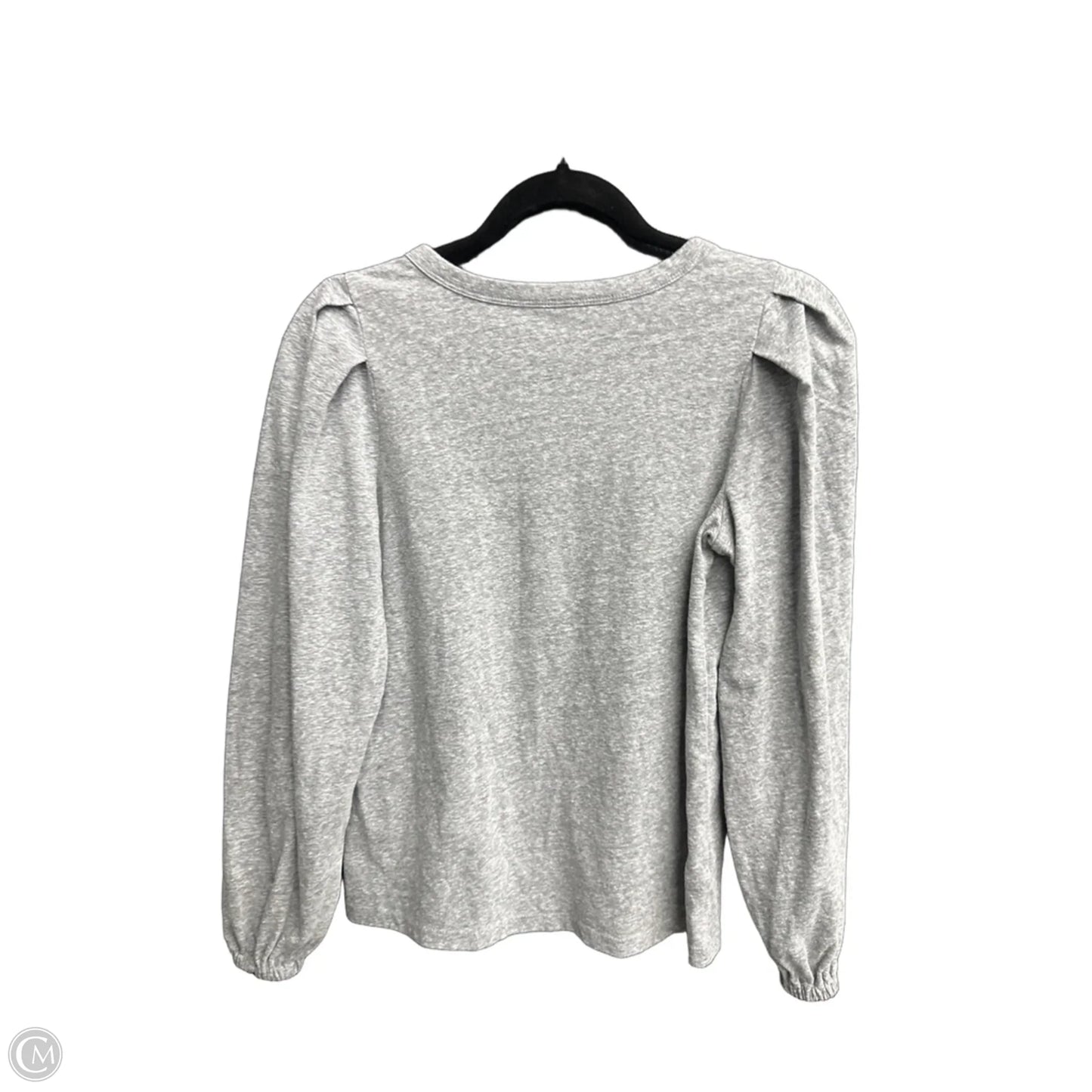 Top Long Sleeve By Loft In Grey, Size: Xs