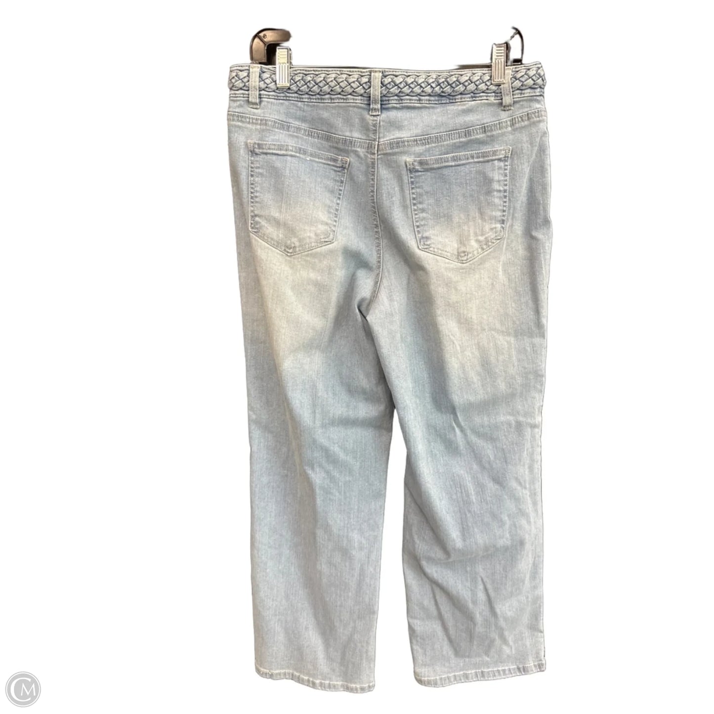 Jeans Wide Leg By D Jeans In Blue Denim, Size: 12