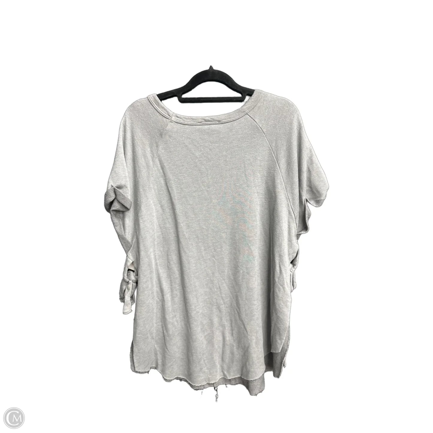 Top Short Sleeve By Lavender Field In Grey, Size: M