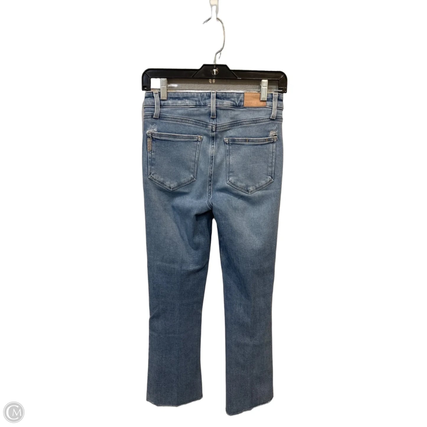 Jeans Flared By Paige In Blue Denim, Size: 2