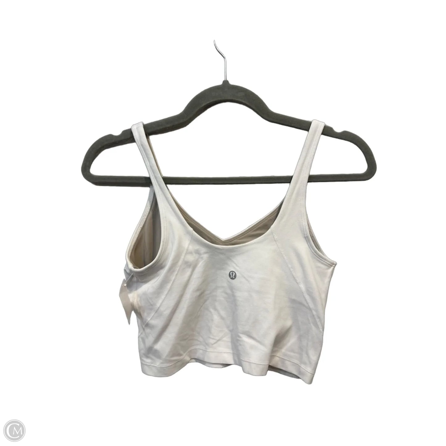 Athletic Tank Top By Lululemon In White, Size: S