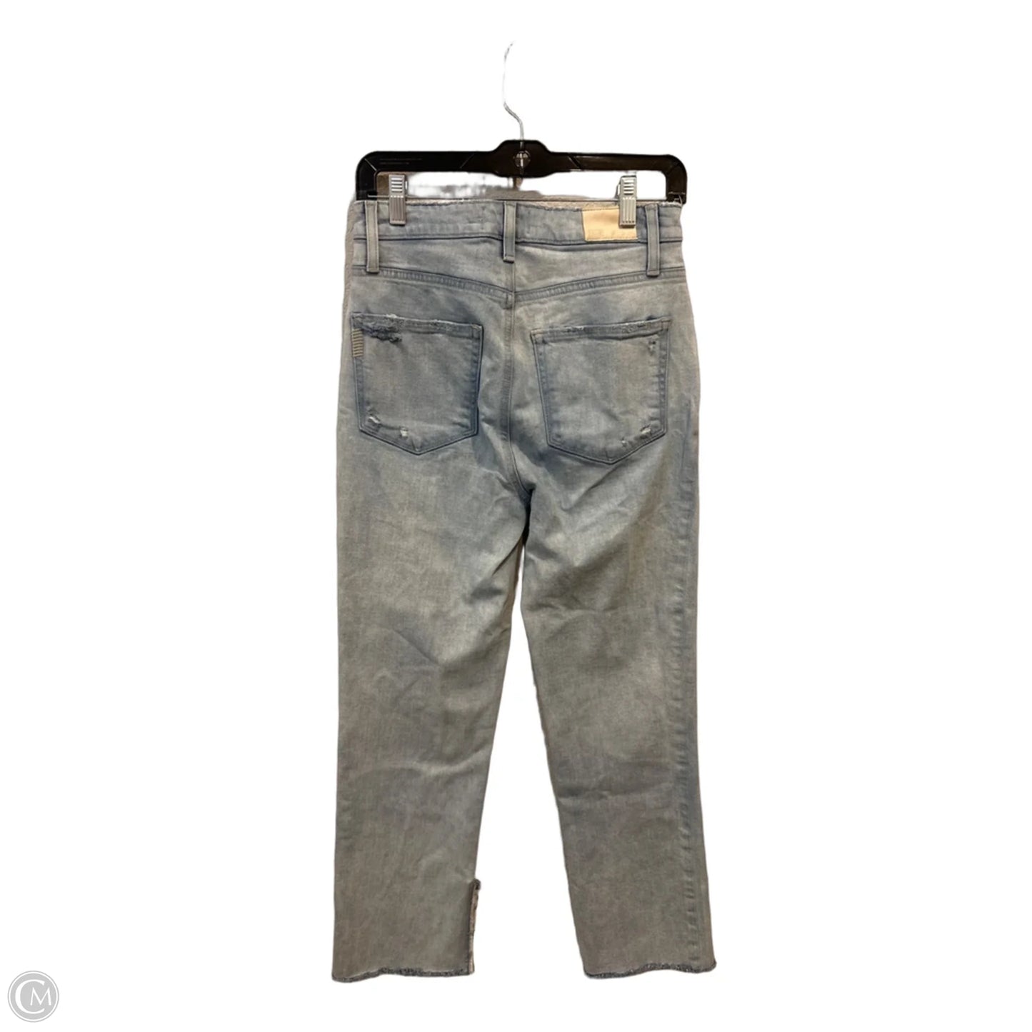 Jeans Straight By Paige In Blue Denim, Size: 4
