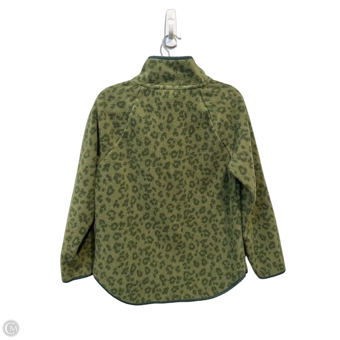 Jacket Faux Fur & Sherpa By J. Crew In Green, Size: Xs