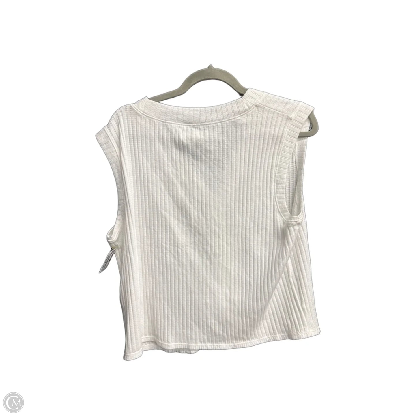 Top Sleeveless By Madewell In White, Size: Xl