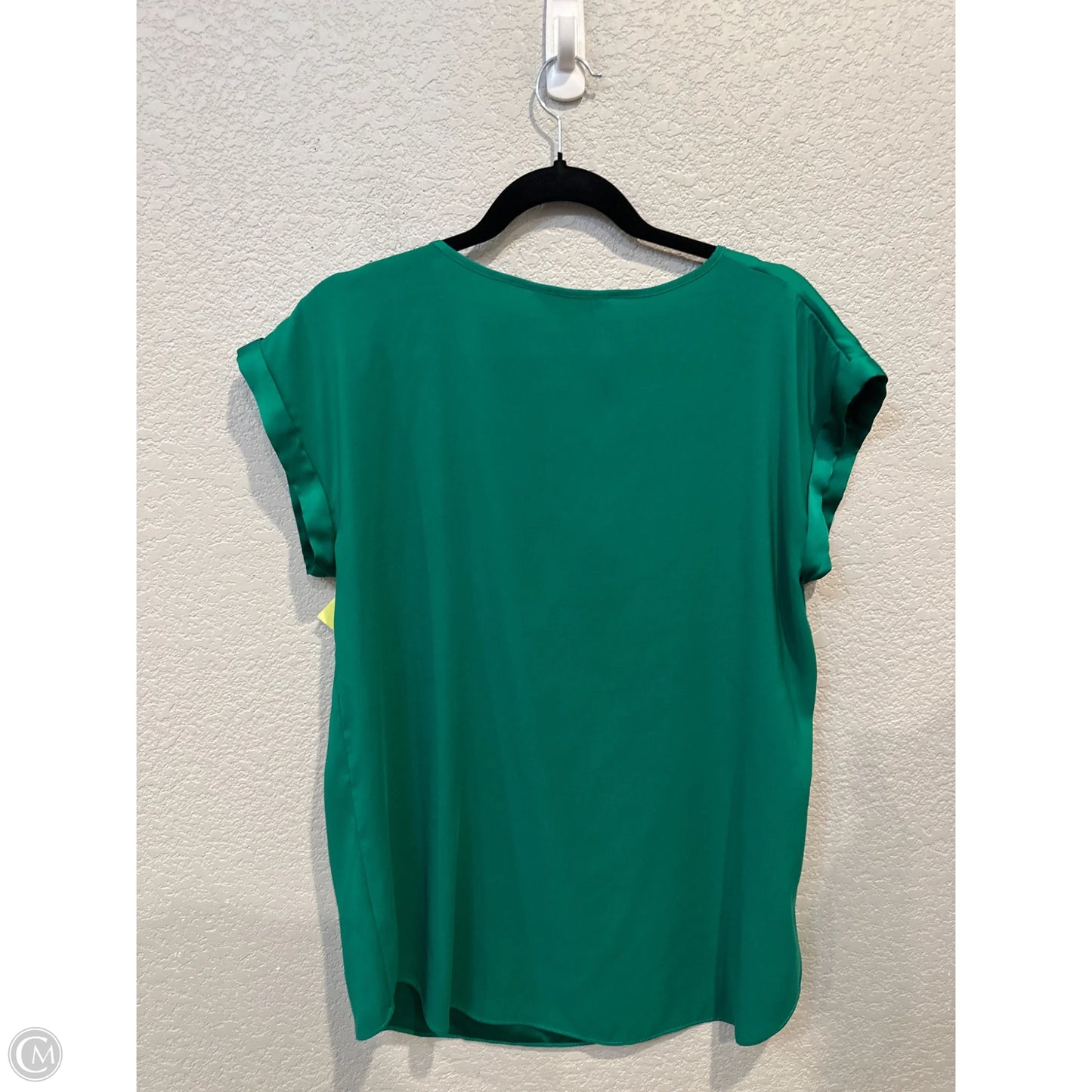 Blouse Sleeveless By Express In Green, Size: L