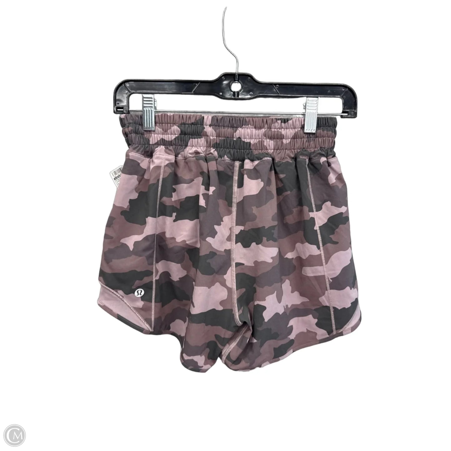Athletic Shorts By Lululemon In Camouflage Print, Size: S