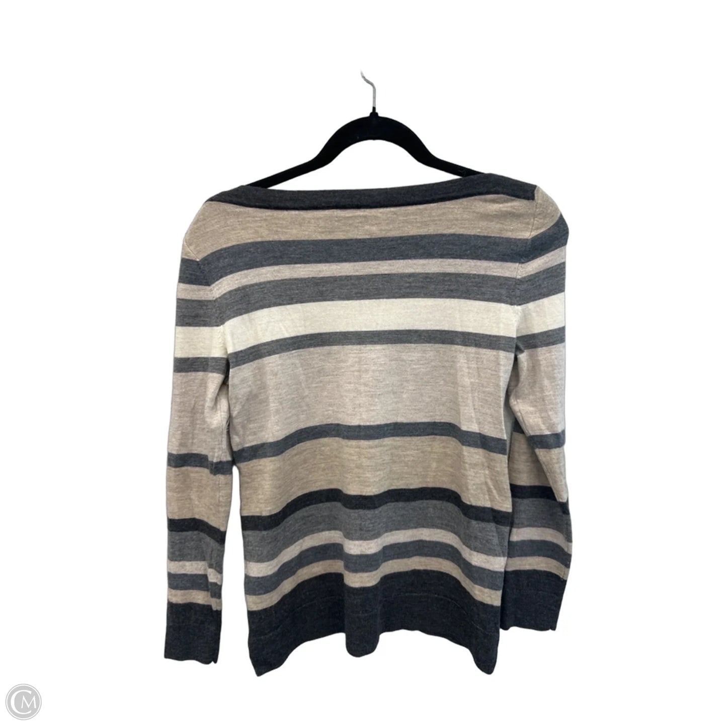 Sweater By Talbots In Striped Pattern, Size: M