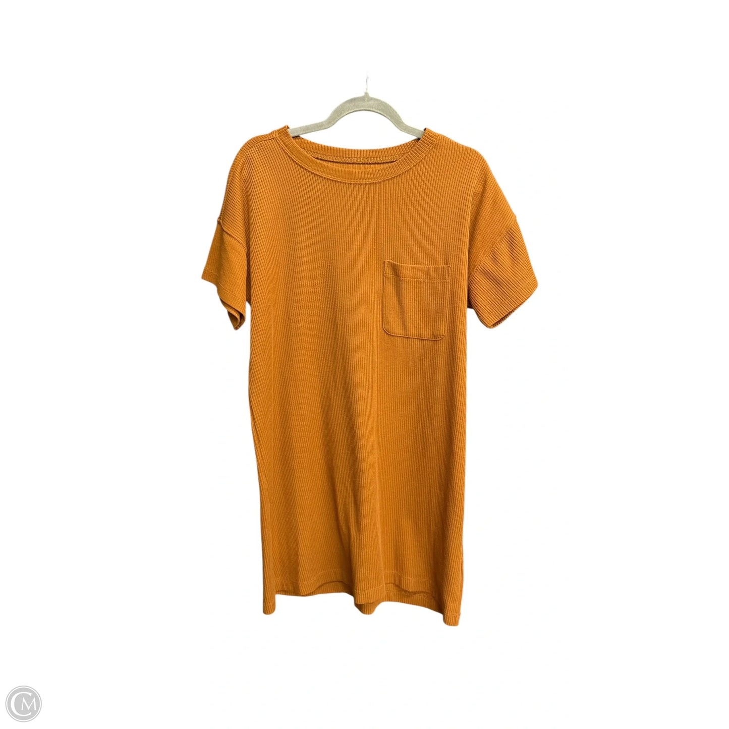 Dress Casual Midi By Madewell In Bronze, Size: S