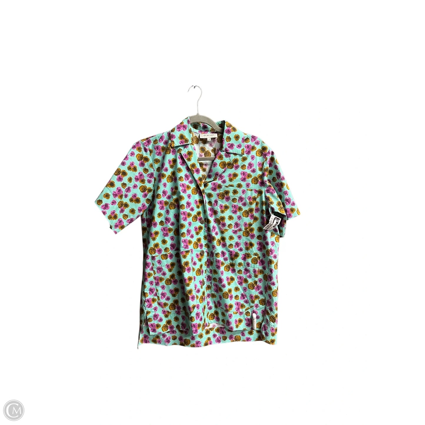 Top Short Sleeve By Clothes Mentor In Floral Print, Size: Xs
