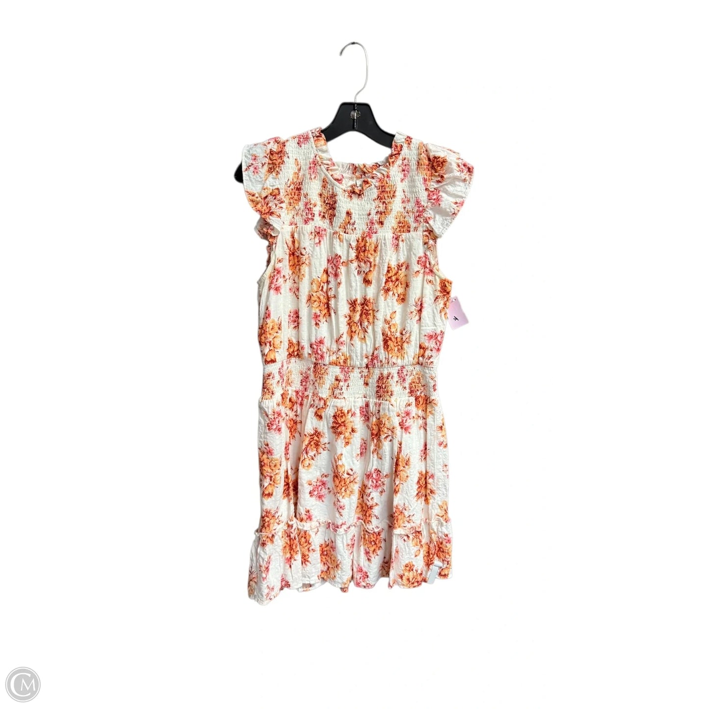 Dress Casual Midi By Loft In Floral Print, Size: M
