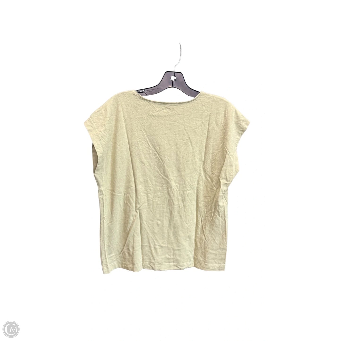 Top Short Sleeve By Loft In Green, Size: M