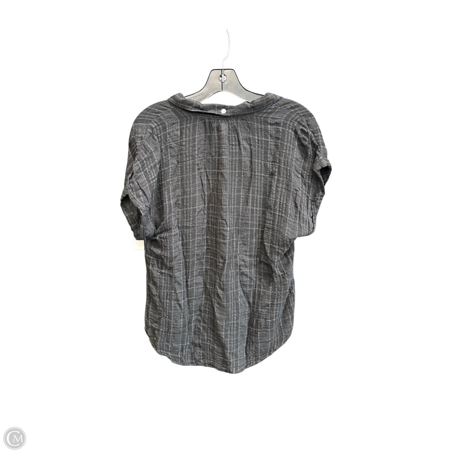 Top Short Sleeve By Cloth & Stone In Black, Size: M