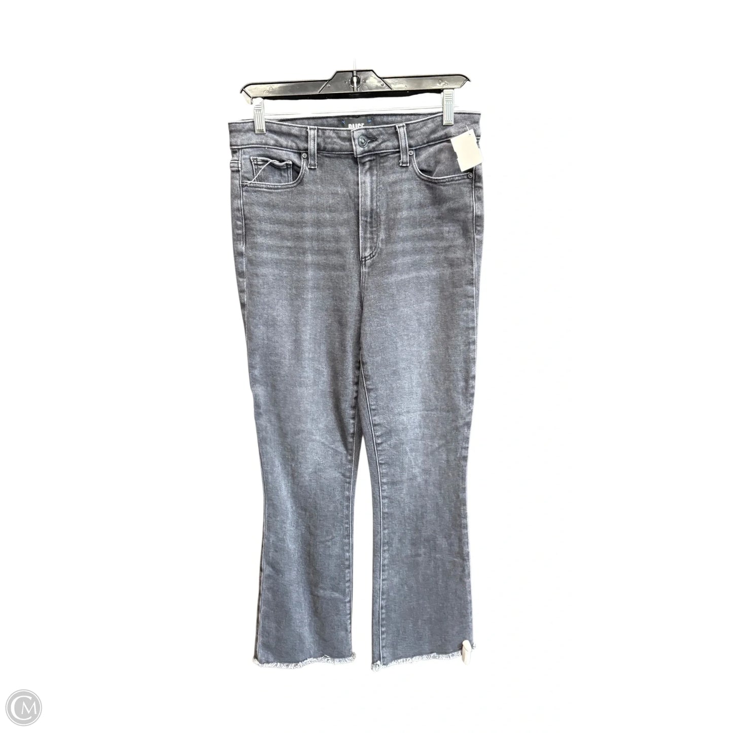 Jeans Skinny By Paige In Black Denim, Size: 6