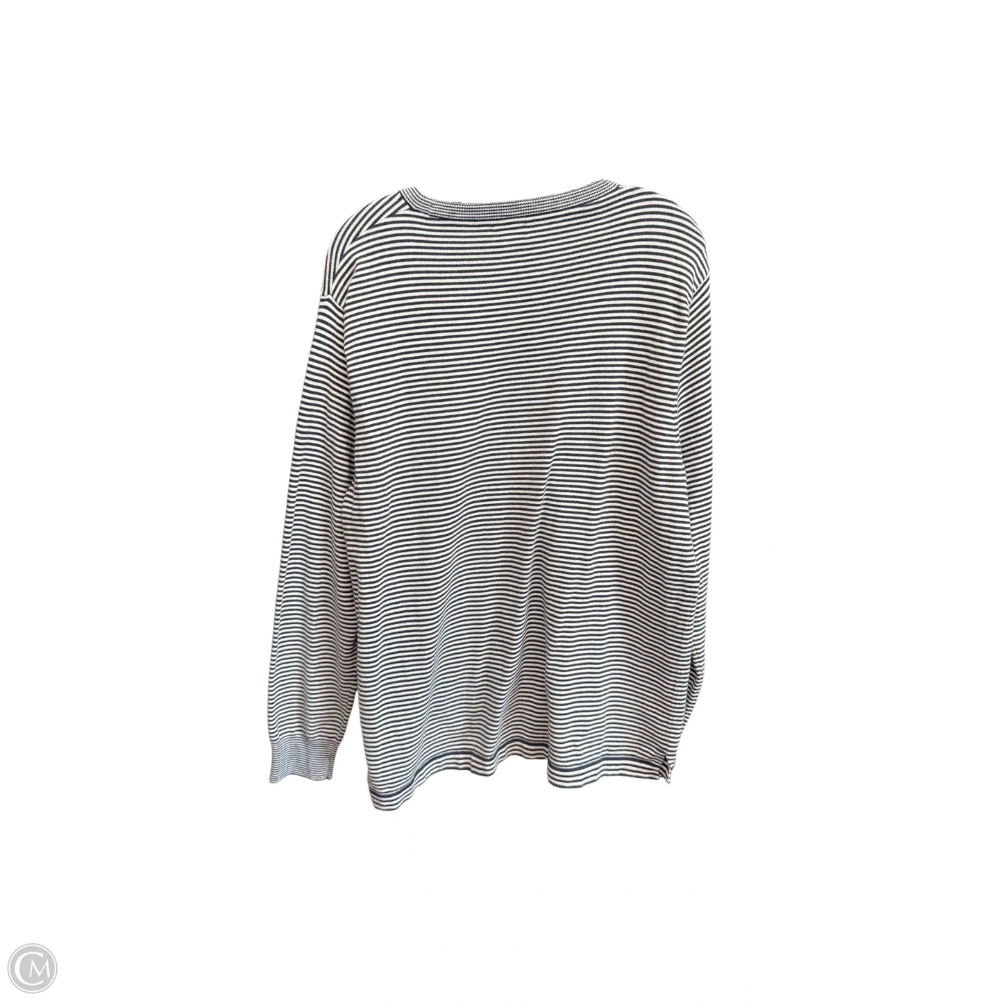 Top Long Sleeve By J. Crew In Striped Pattern, Size: Xl