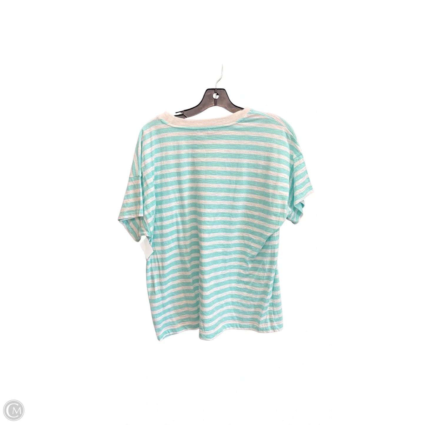 Top Short Sleeve By J. Crew In Striped Pattern, Size: L