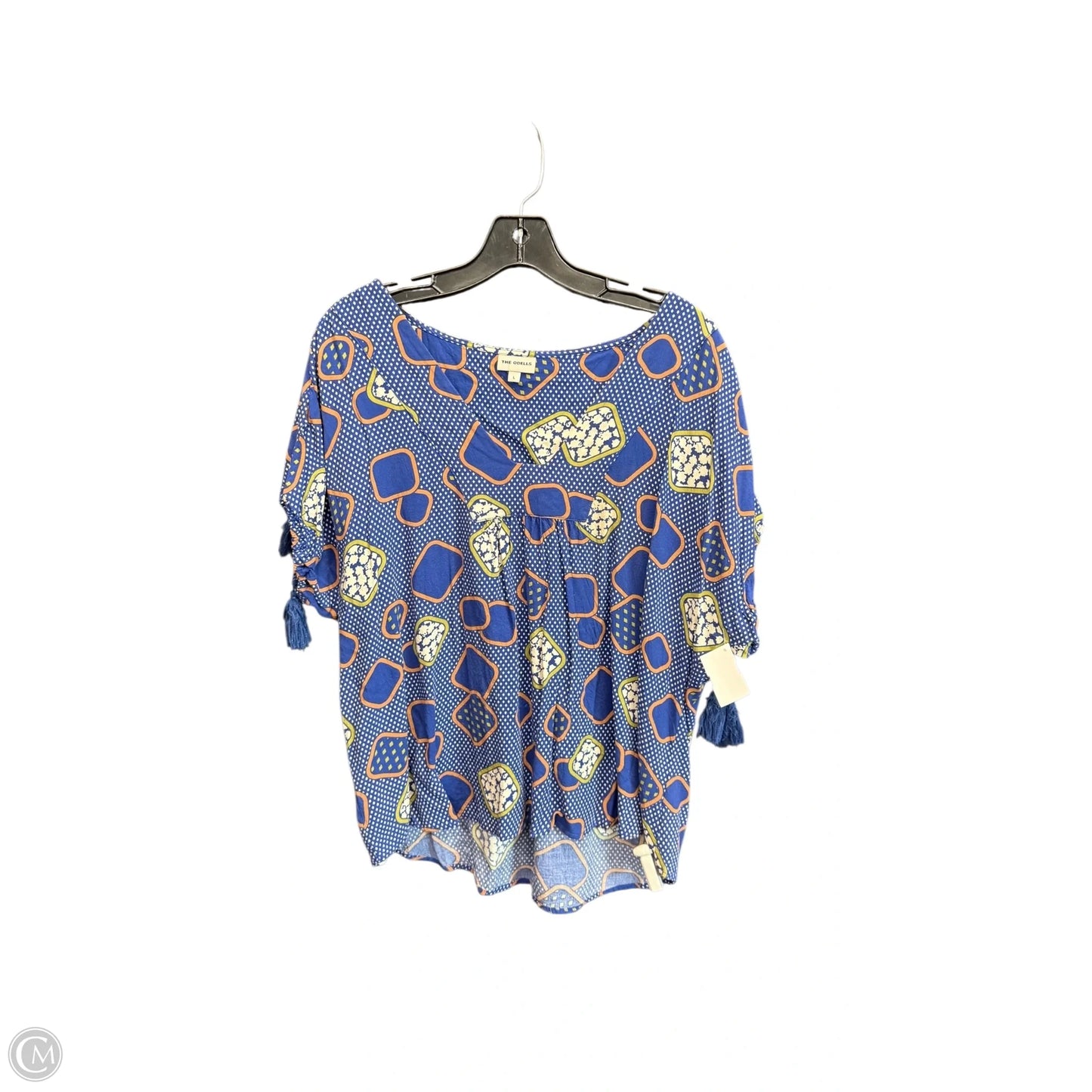 Top Short Sleeve By The Odells In Blue, Size: L