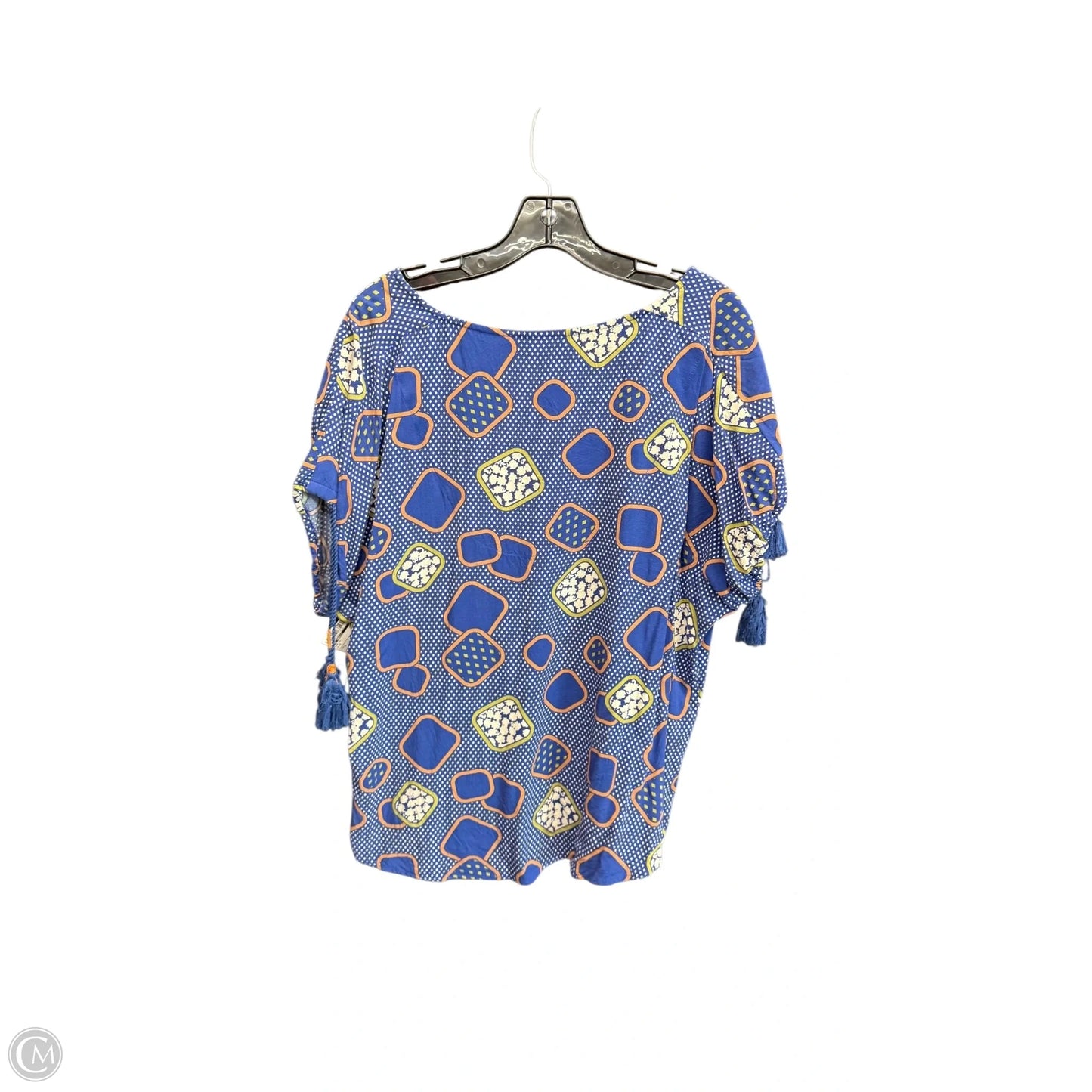 Top Short Sleeve By The Odells In Blue, Size: L