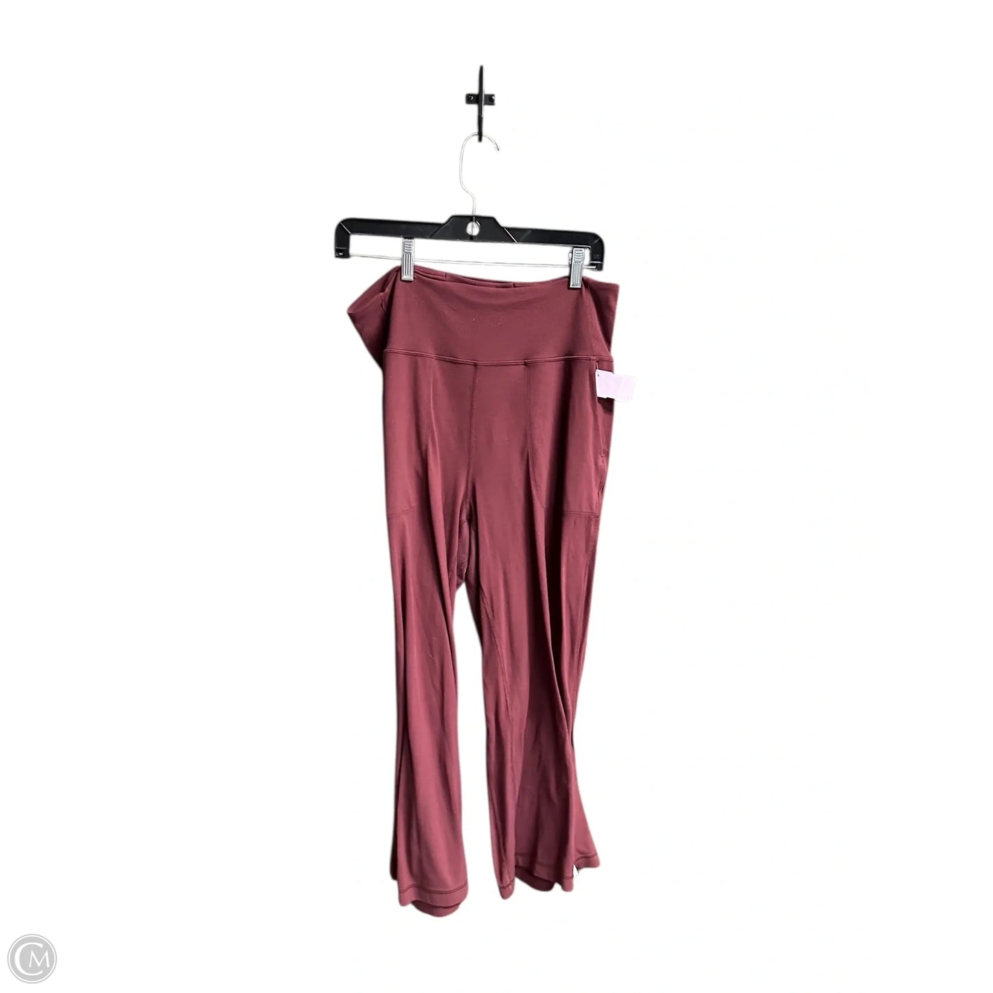 Athletic Pants By Lululemon In Maroon, Size: Xl