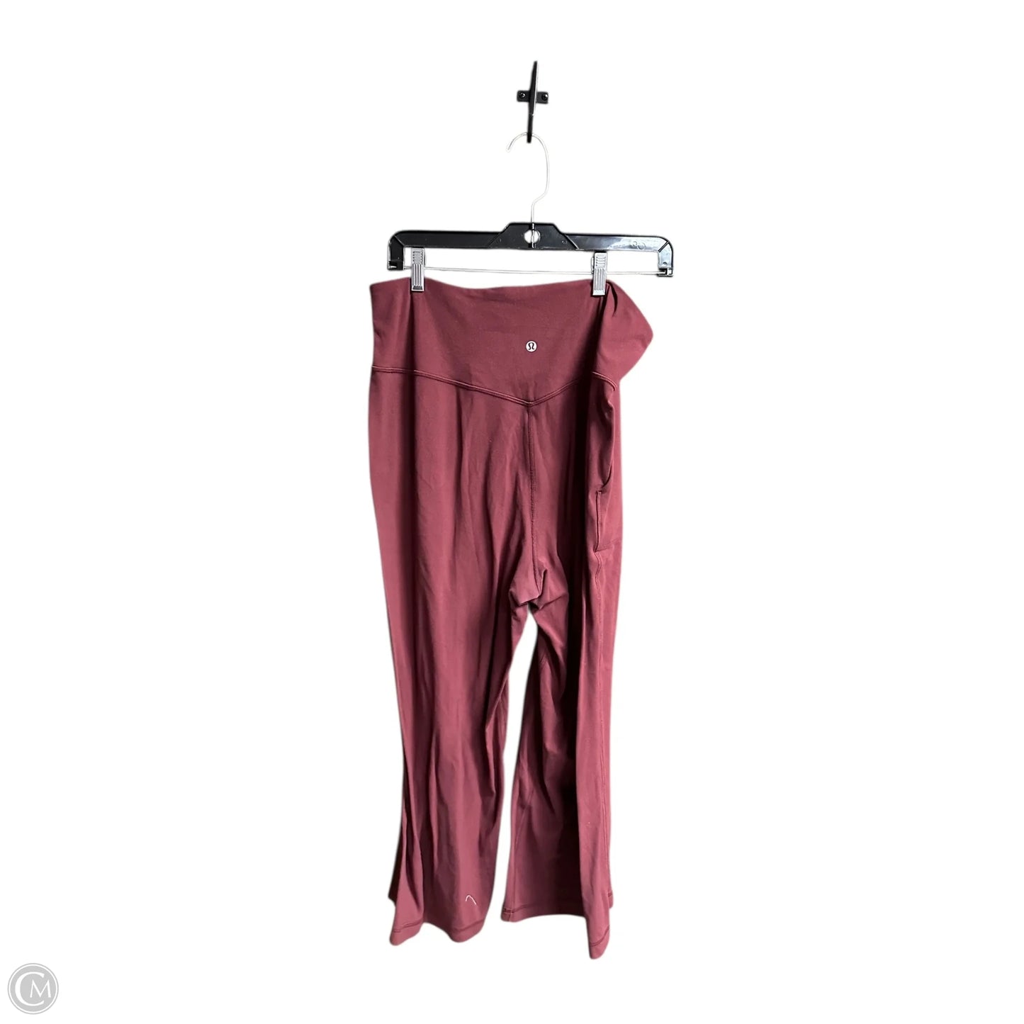 Athletic Pants By Lululemon In Maroon, Size: Xl