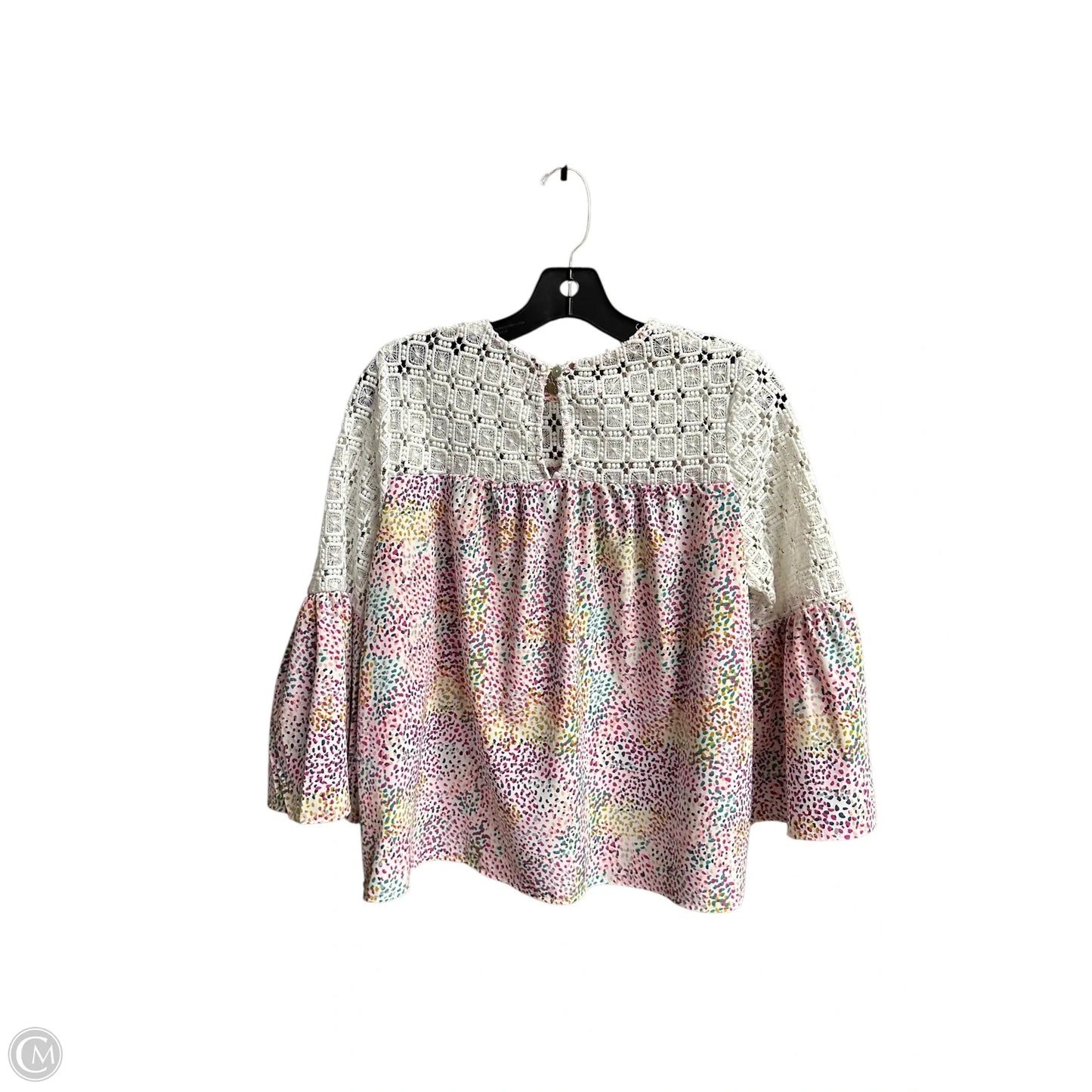 Top 3/4 Sleeve By Clothes Mentor In Multi-colored, Size: S