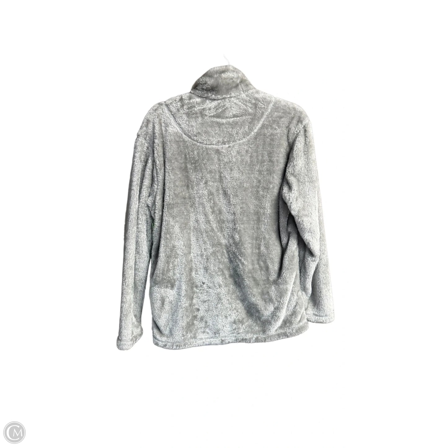 Jacket Faux Fur & Sherpa By Ivory Ella In Grey, Size: S