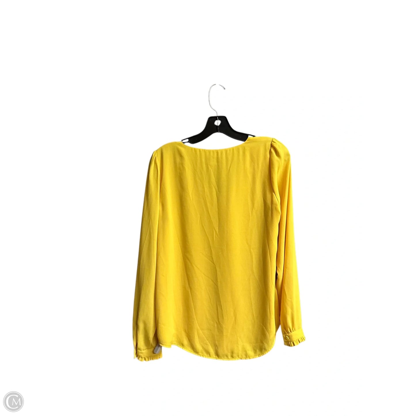Top Long Sleeve By Loft In Yellow, Size: Xs