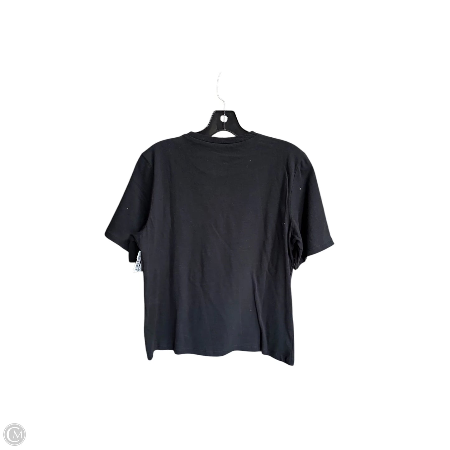 Top Short Sleeve By Divided In Black, Size: S