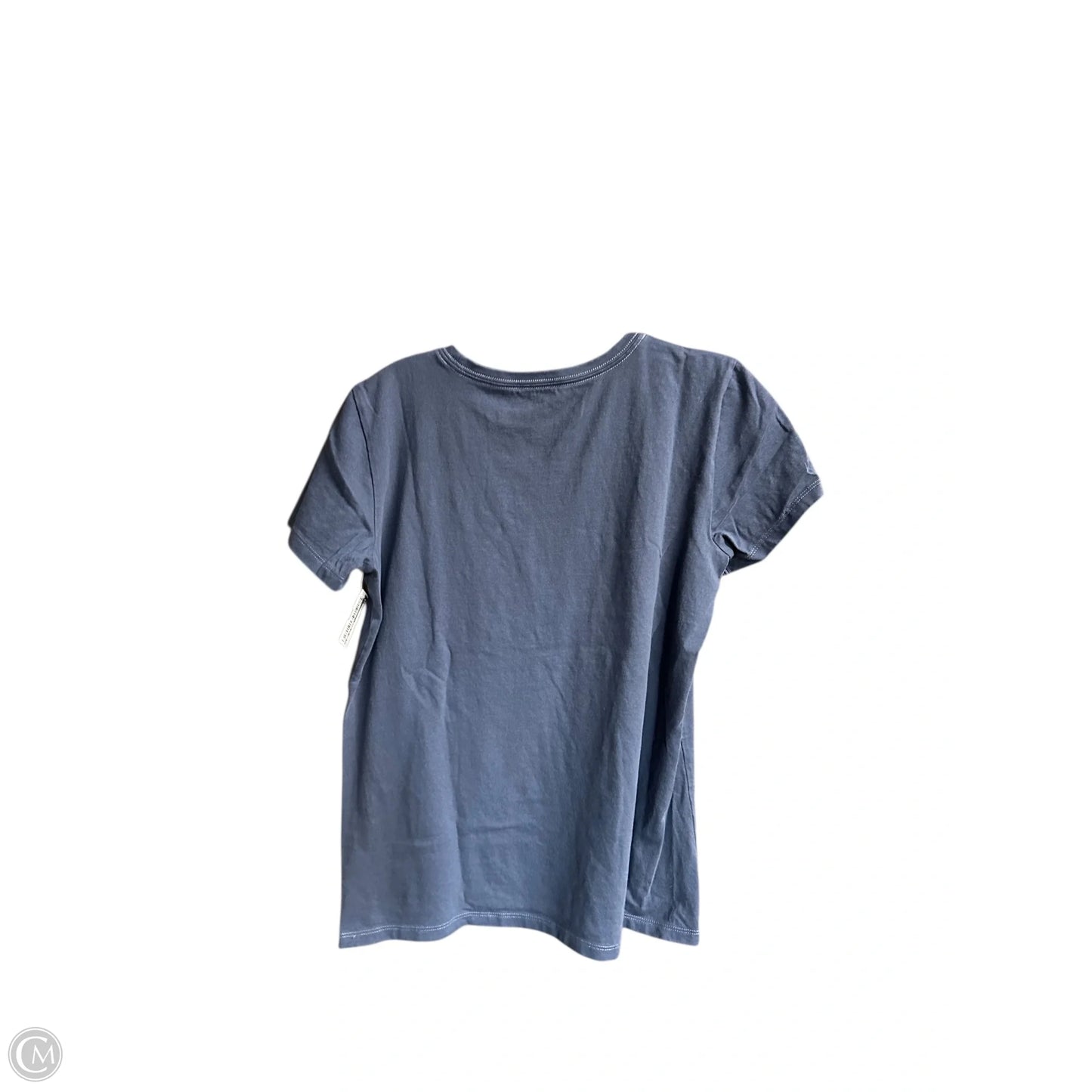 Top Short Sleeve By Life Is Good In Blue, Size: M