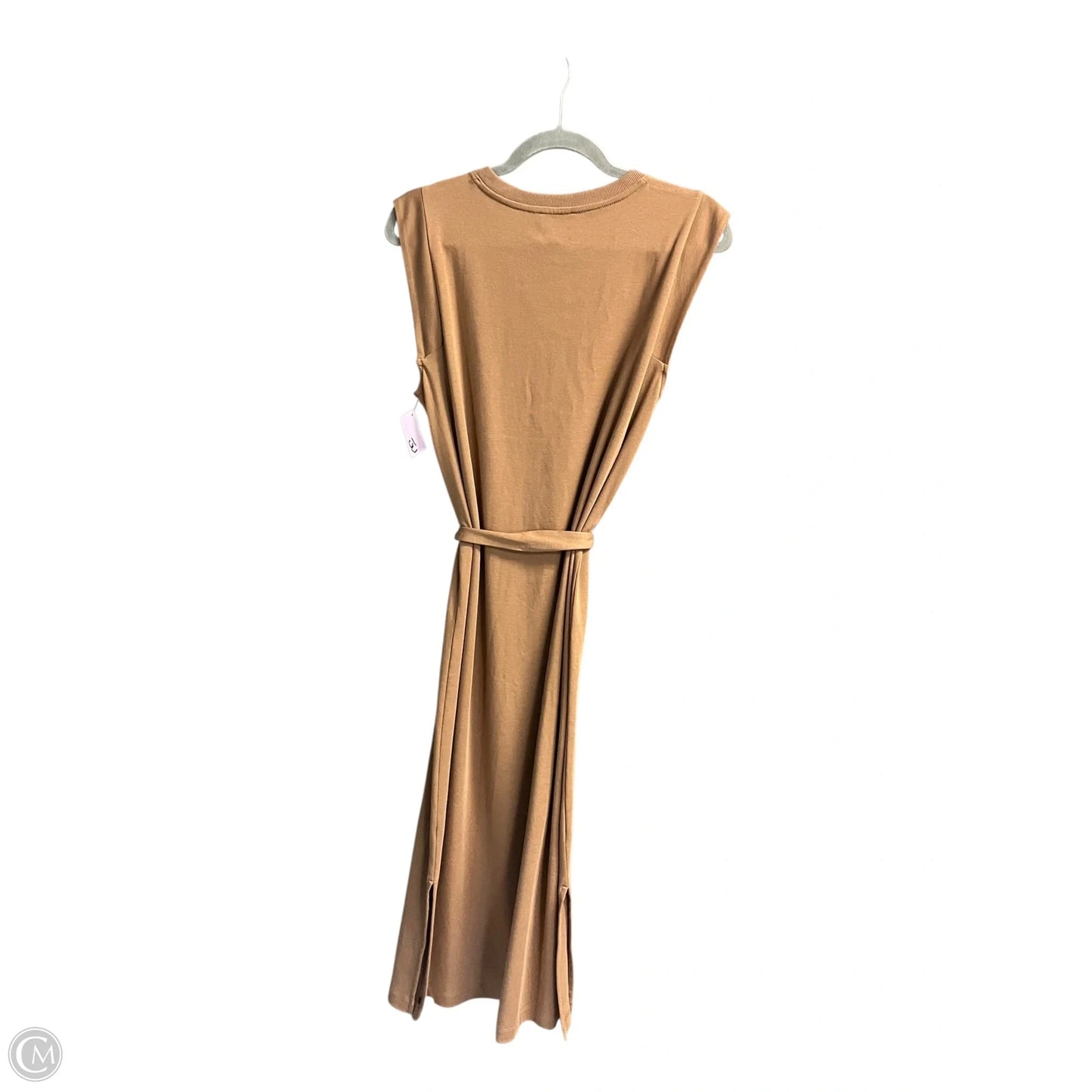 Dress Casual Midi By Clothes Mentor In Brown, Size: S