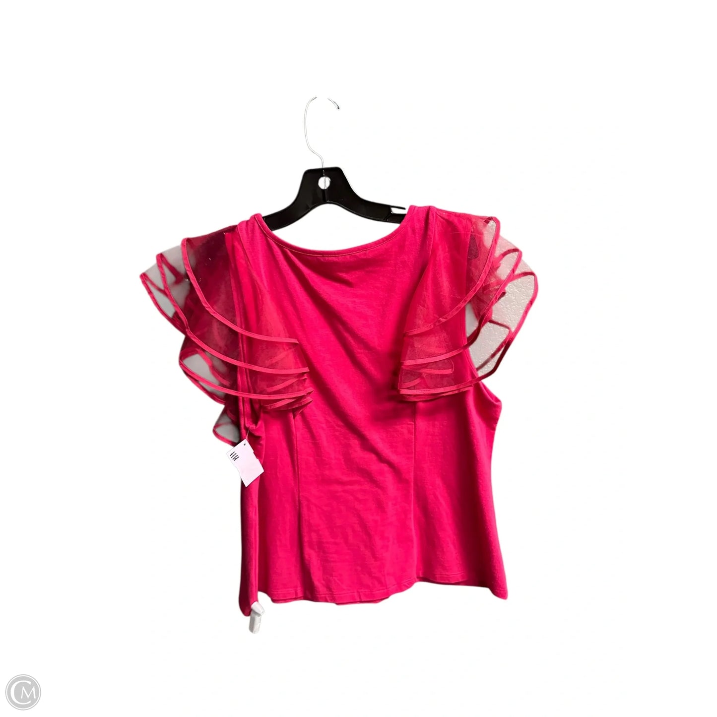 Top Short Sleeve By Marc New York In Pink, Size: L