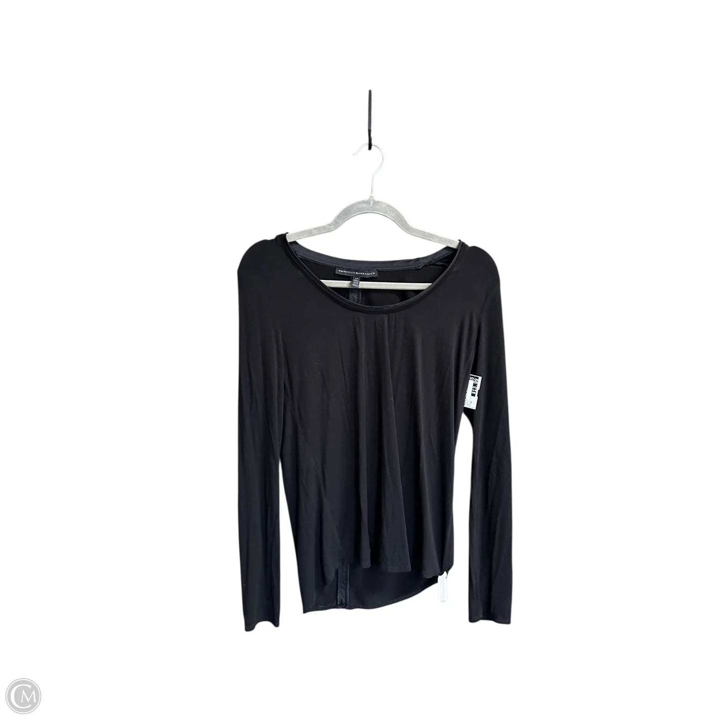 Top Long Sleeve By White House Black Market In Black, Size: Xs