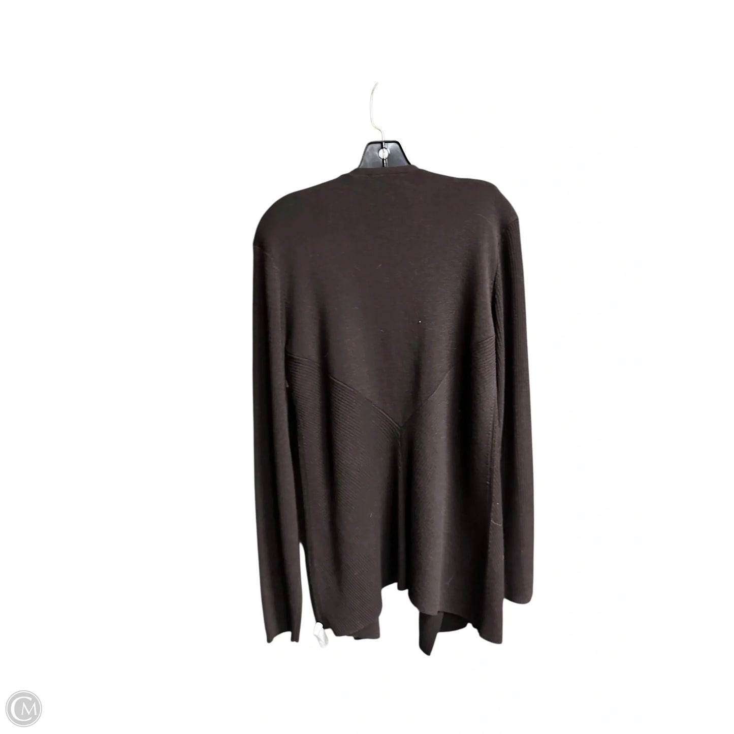 Sweater Cardigan By Eileen Fisher In Brown, Size: M