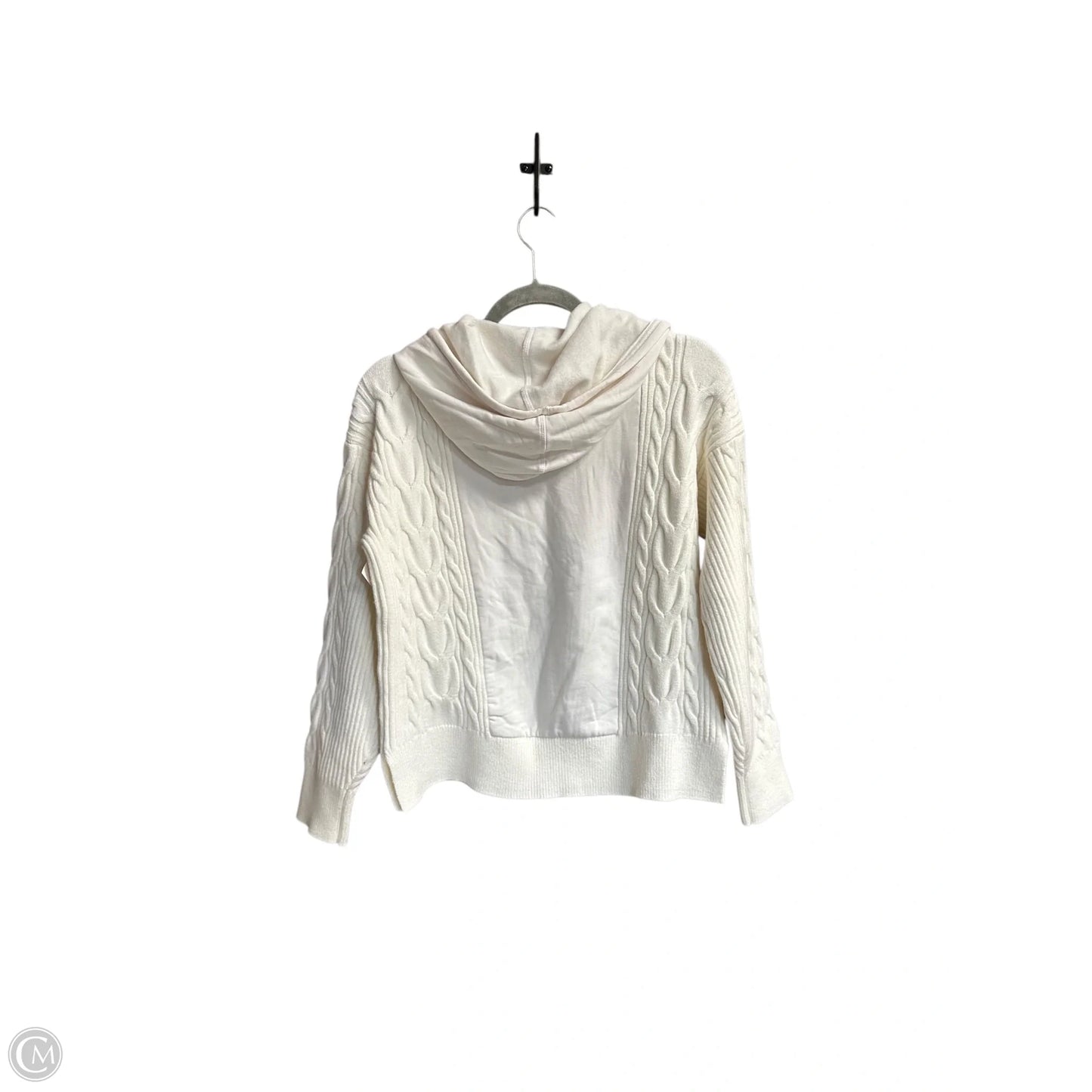Sweatshirt Hoodie By Lou And Grey In White, Size: S
