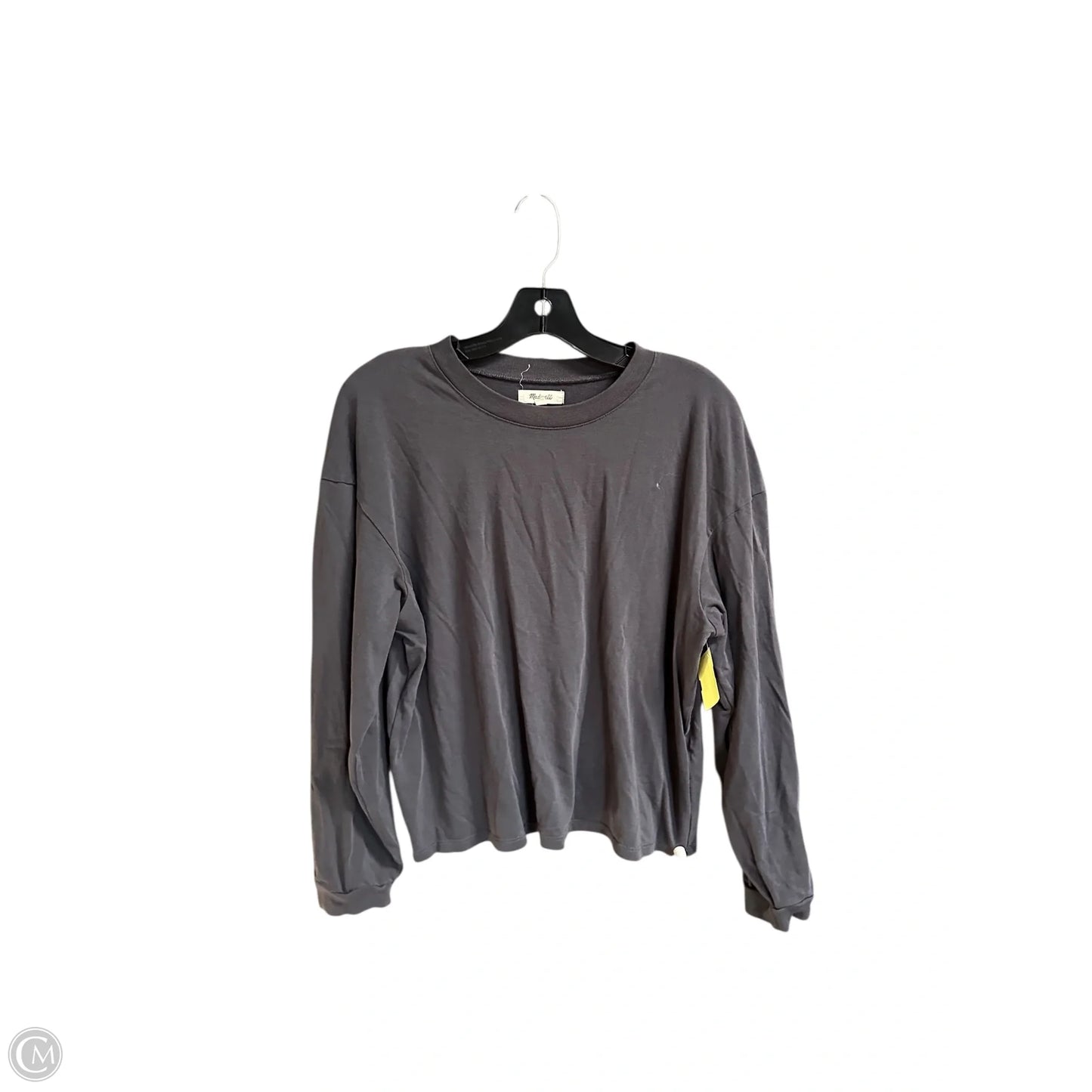 Top Long Sleeve By Madewell In Grey, Size: M