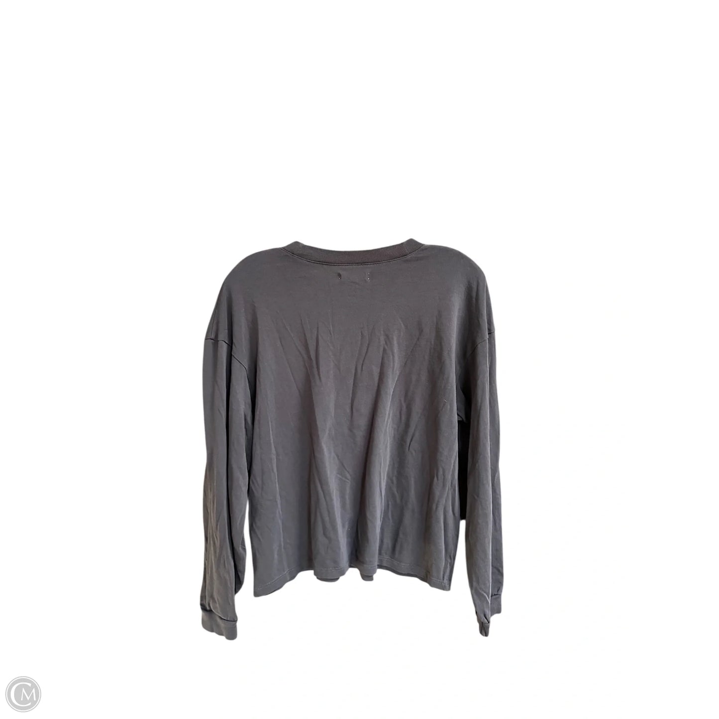 Top Long Sleeve By Madewell In Grey, Size: M