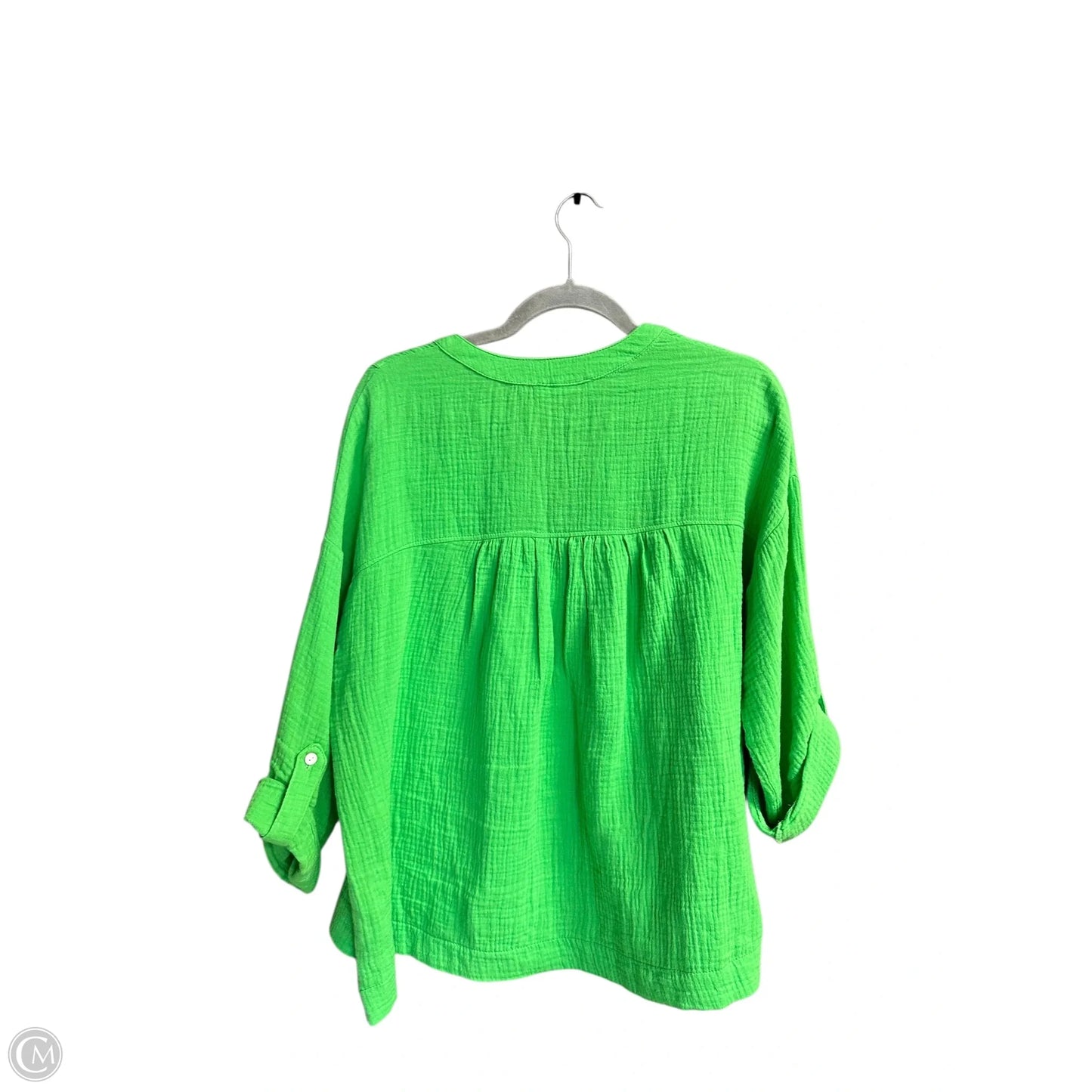 Top Long Sleeve By Ces Femme In Green, Size: S