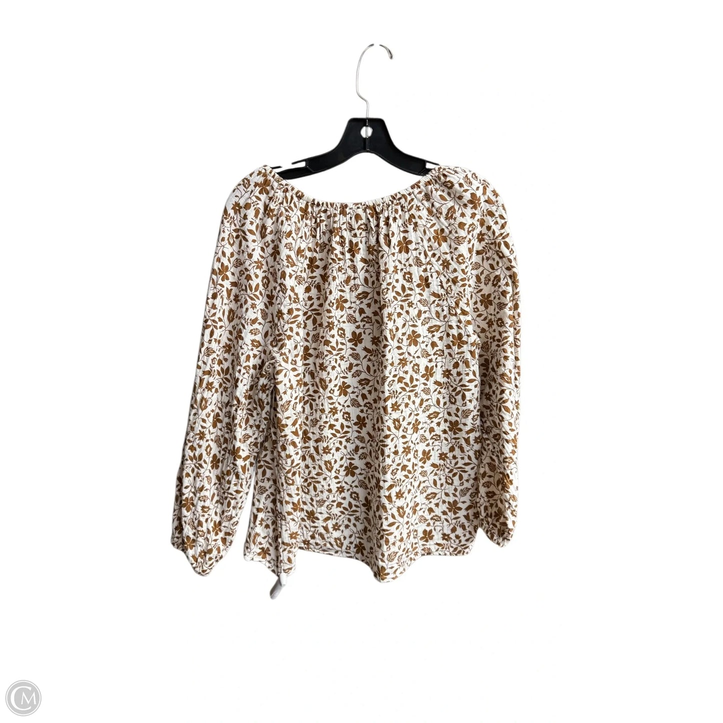 Top Long Sleeve By Old Navy In Floral Print, Size: M